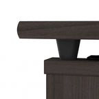 60W 3-position L-shaped Sit to Stand Desk with Hutch by Bush Furniture