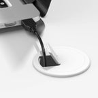 60W 3-position L-shaped Sit to Stand Desk with Hutch by Bush Furniture