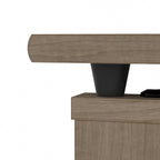 60W 3-position L-shaped Sit to Stand Desk with Hutch by Bush Furniture