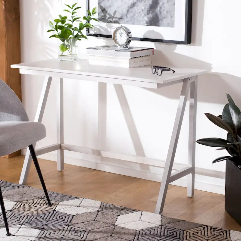 SAFAVIEH Irva Mahogany Wood Writing Desk