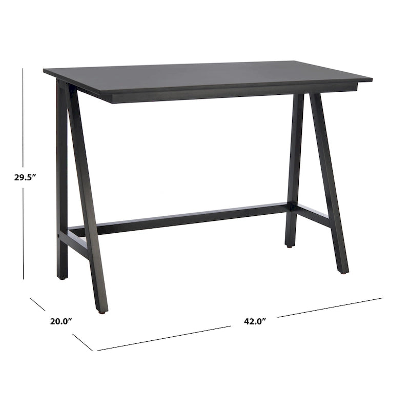 SAFAVIEH Irva Mahogany Wood Writing Desk