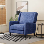 Roomfitters Oversized Textured Fabric Pushback Recliner, Cozy Recliner for Living Room
