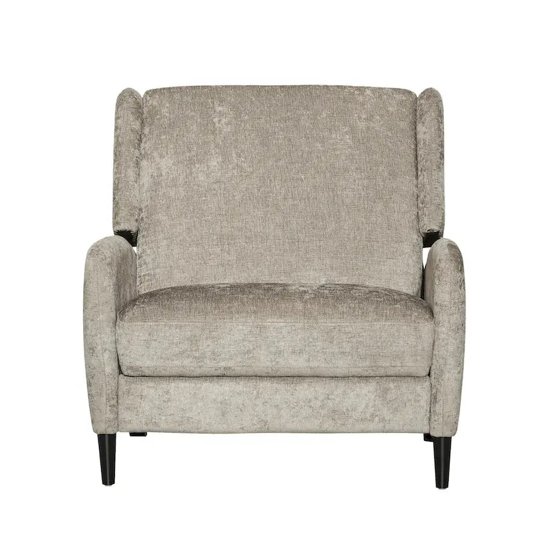 Roomfitters Oversized Textured Fabric Pushback Recliner, Cozy Recliner for Living Room