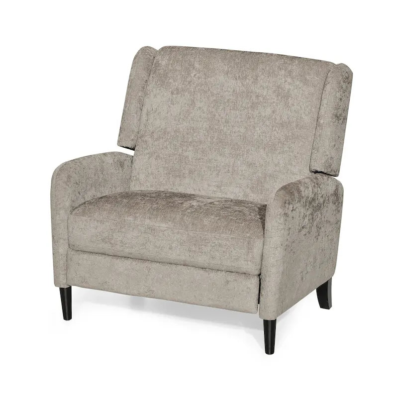 Roomfitters Oversized Textured Fabric Pushback Recliner, Cozy Recliner for Living Room