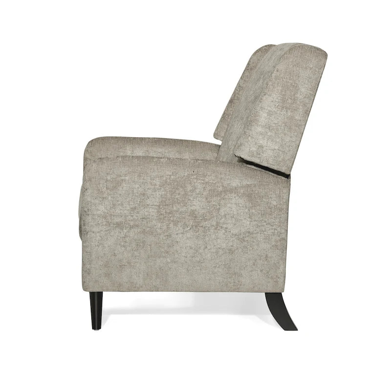 Roomfitters Oversized Textured Fabric Pushback Recliner, Cozy Recliner for Living Room