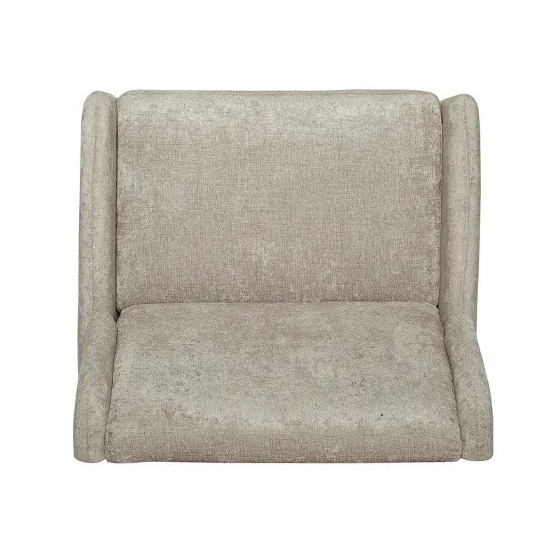 Roomfitters Oversized Textured Fabric Pushback Recliner, Cozy Recliner for Living Room