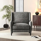 Roomfitters Oversized Textured Fabric Pushback Recliner, Cozy Recliner for Living Room