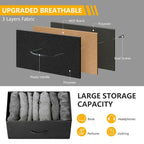 Black / Rust Brown / White / Grey, 5-Drawer Fabric Dresser with Steel Frame & Wood Top, for 1