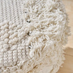 Roja Handcrafted Boho Fabric Stool by Christopher Knight Home