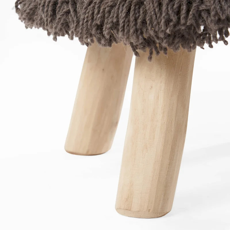 Roja Handcrafted Boho Fabric Stool by Christopher Knight Home