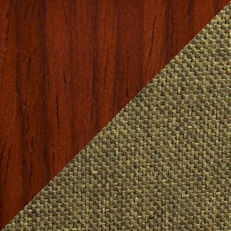 Mid-Century Modern Accent Chair | Orange or Green | Walnut Finish | Single Seat