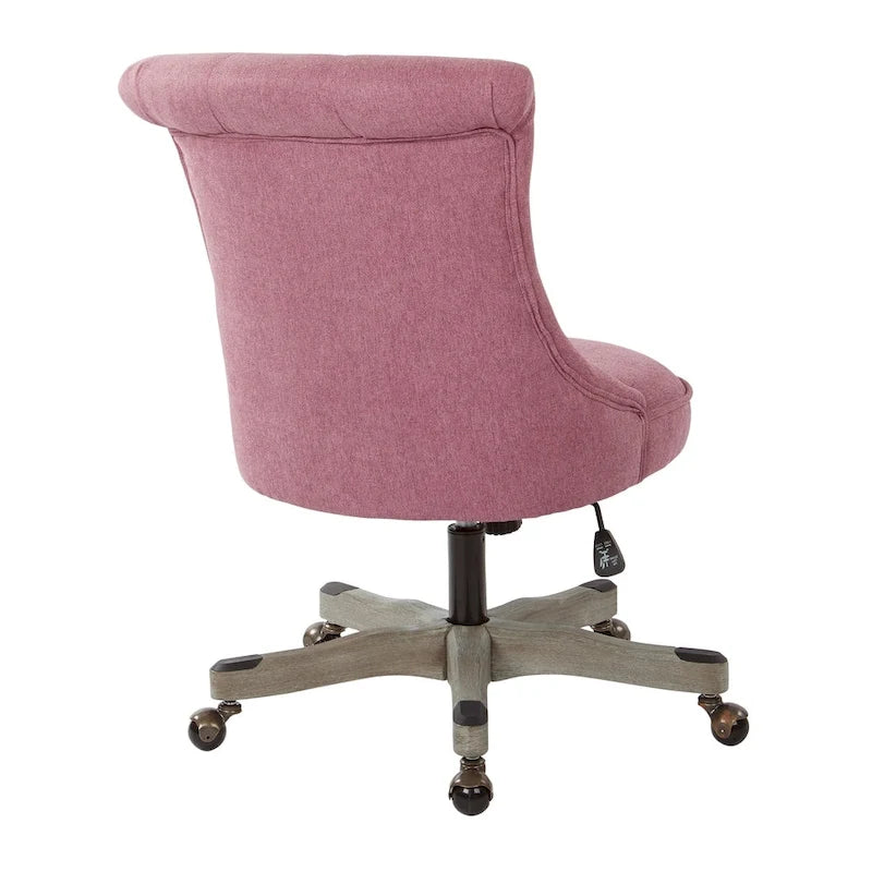 Mint / Orchid / Fog / Sky Tufted Armless Office Chair, Single