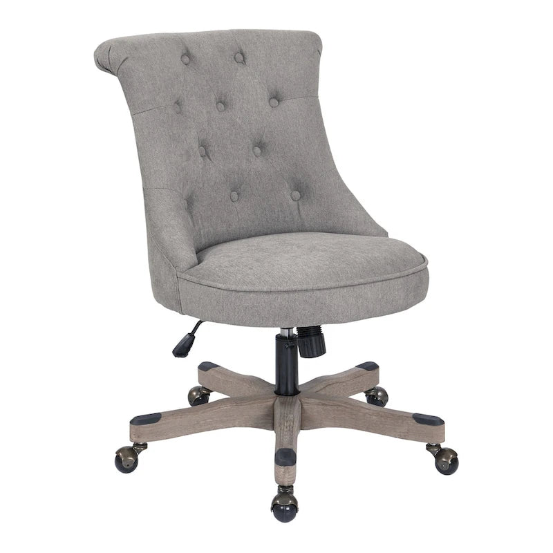 Mint / Orchid / Fog / Sky Tufted Armless Office Chair, Single