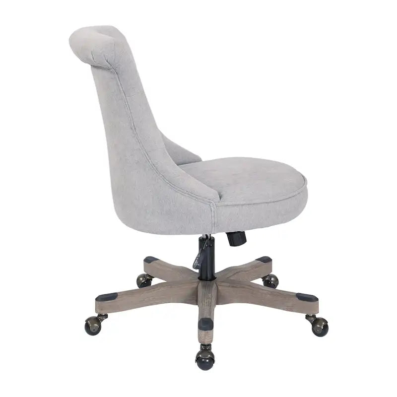 Mint / Orchid / Fog / Sky Tufted Armless Office Chair, Single