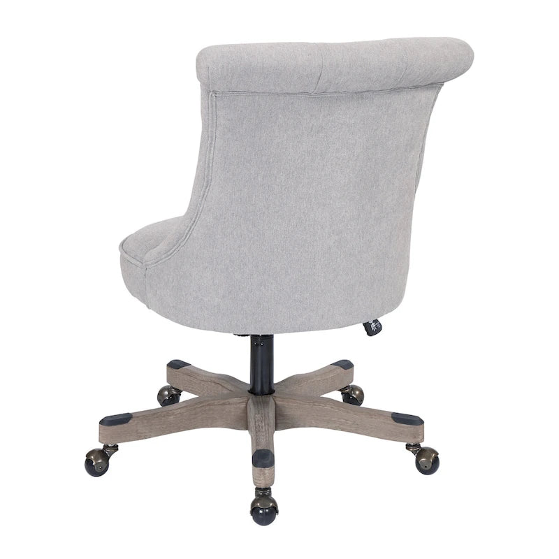 Mint / Orchid / Fog / Sky Tufted Armless Office Chair, Single