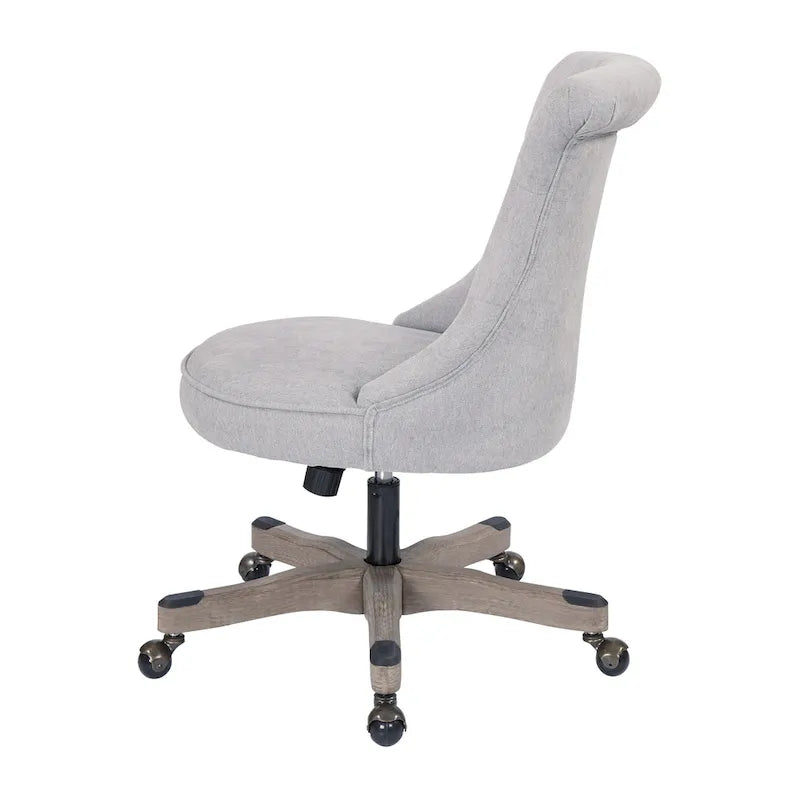 Mint / Orchid / Fog / Sky Tufted Armless Office Chair, Single