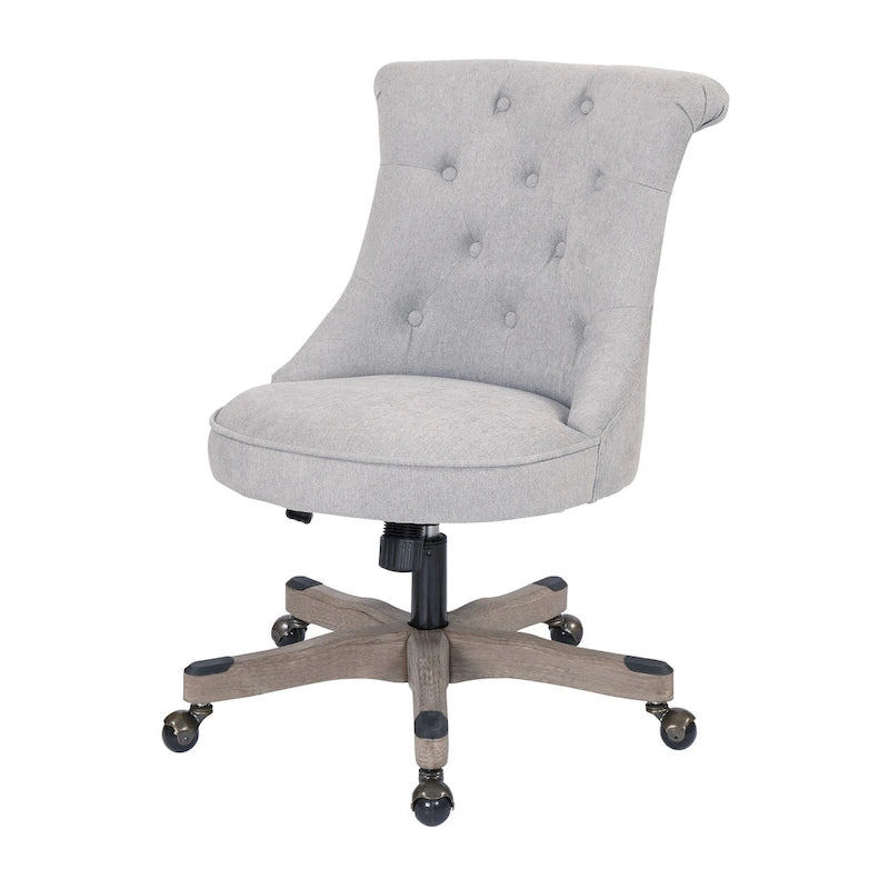 Mint / Orchid / Fog / Sky Tufted Armless Office Chair, Single