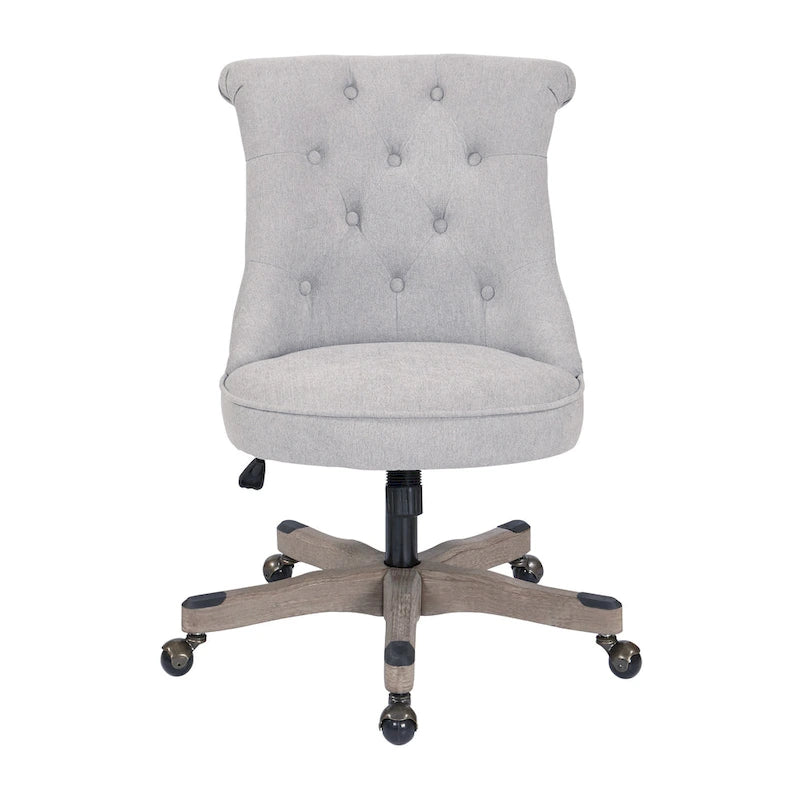 Mint / Orchid / Fog / Sky Tufted Armless Office Chair, Single
