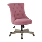 Mint / Orchid / Fog / Sky Tufted Armless Office Chair, Single