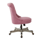 Mint / Orchid / Fog / Sky Tufted Armless Office Chair, Single