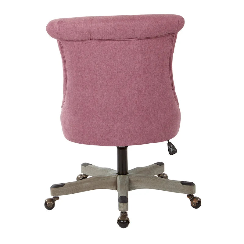 Mint / Orchid / Fog / Sky Tufted Armless Office Chair, Single