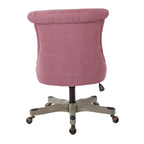 Mint / Orchid / Fog / Sky Tufted Armless Office Chair, Single
