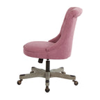 Mint / Orchid / Fog / Sky Tufted Armless Office Chair, Single