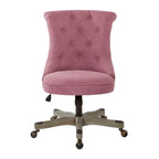 Mint / Orchid / Fog / Sky Tufted Armless Office Chair, Single