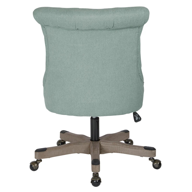 Mint / Orchid / Fog / Sky Tufted Armless Office Chair, Single