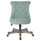 Mint / Orchid / Fog / Sky Tufted Armless Office Chair, Single