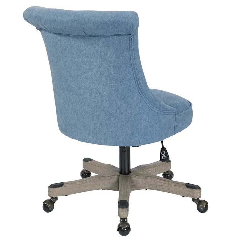 Mint / Orchid / Fog / Sky Tufted Armless Office Chair, Single