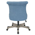 Mint / Orchid / Fog / Sky Tufted Armless Office Chair, Single