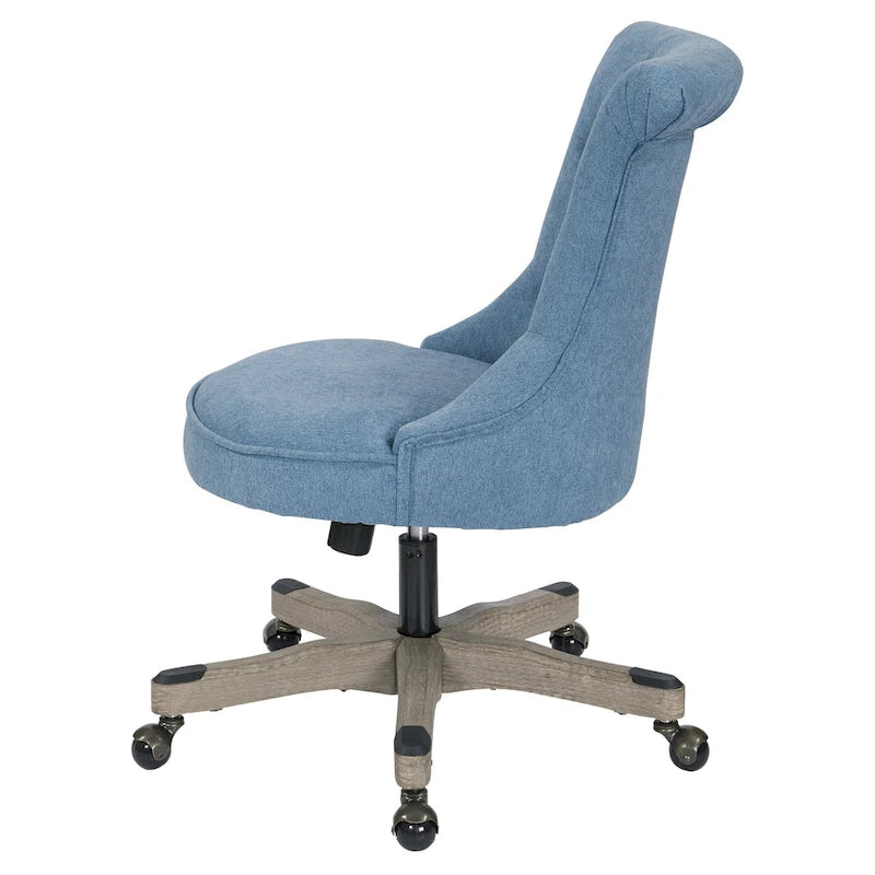 Mint / Orchid / Fog / Sky Tufted Armless Office Chair, Single