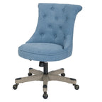 Mint / Orchid / Fog / Sky Tufted Armless Office Chair, Single