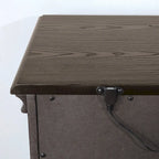 Antique White / Grey Traditional 2-Drawer Nightstand with USB Charger
