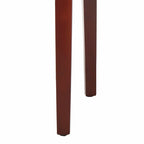 Brown / Clay Marbled Leather Parsons Dining Chair, Set of 2
