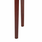 Brown / Clay Marbled Leather Parsons Dining Chair, Set of 2