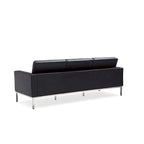 Black PU Leather Nailhead Sofa – 1/2/3 Seat