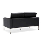 Black PU Leather Nailhead Sofa – 1/2/3 Seat