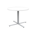 36" Round Cafe Table – White / Maple / Walnut / Black, Seats 2–4