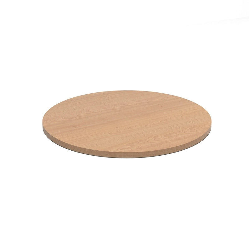 36" Round Cafe Table – White / Maple / Walnut / Black, Seats 2–4