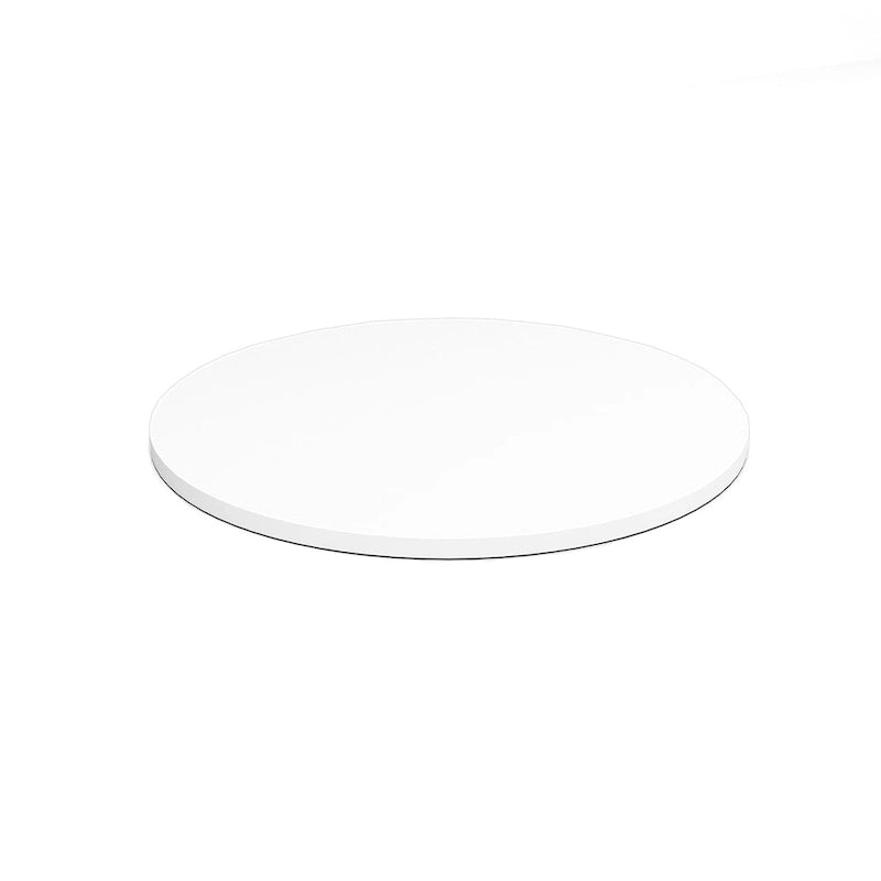 36" Round Cafe Table – White / Maple / Walnut / Black, Seats 2–4